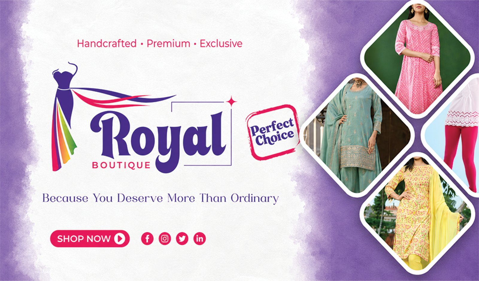 Royal Boutique Tablet Banner
